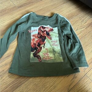 Garanimals Green Long Sleeve Dinosaur Tee